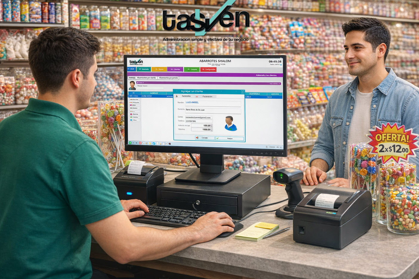 Aprende a vender a crédito sin perder el control con el Módulo Clientes (F4) de Tasven: límites de crédito, abonos, historial de pagos, liquidaciones, reportes 