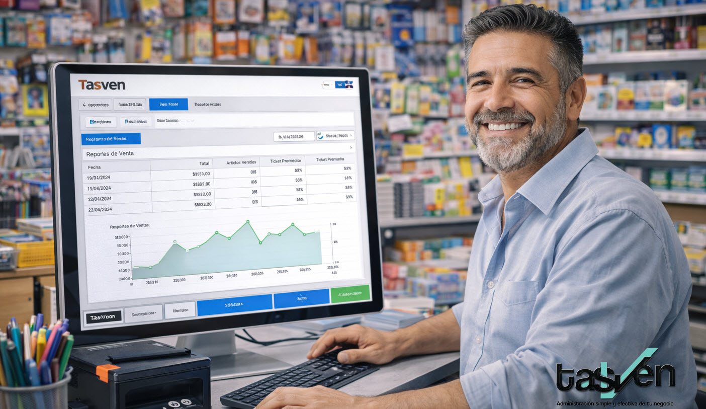 Reportes y análisis con Tasven F3 y SIDER: ventas, utilidad, gráficas y control desde el celular