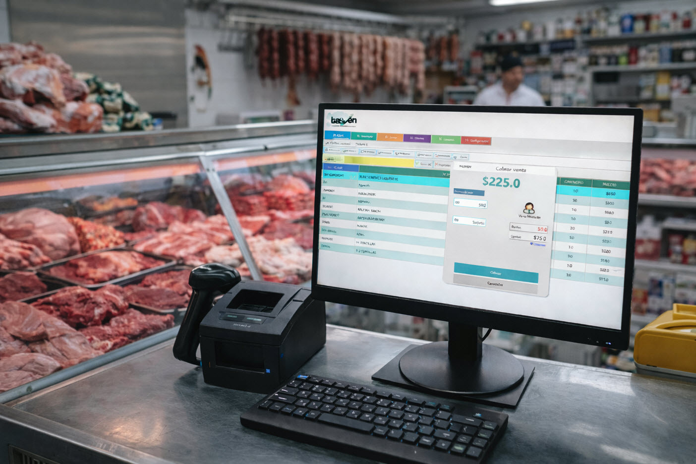 Software punto de venta para carnicer�as