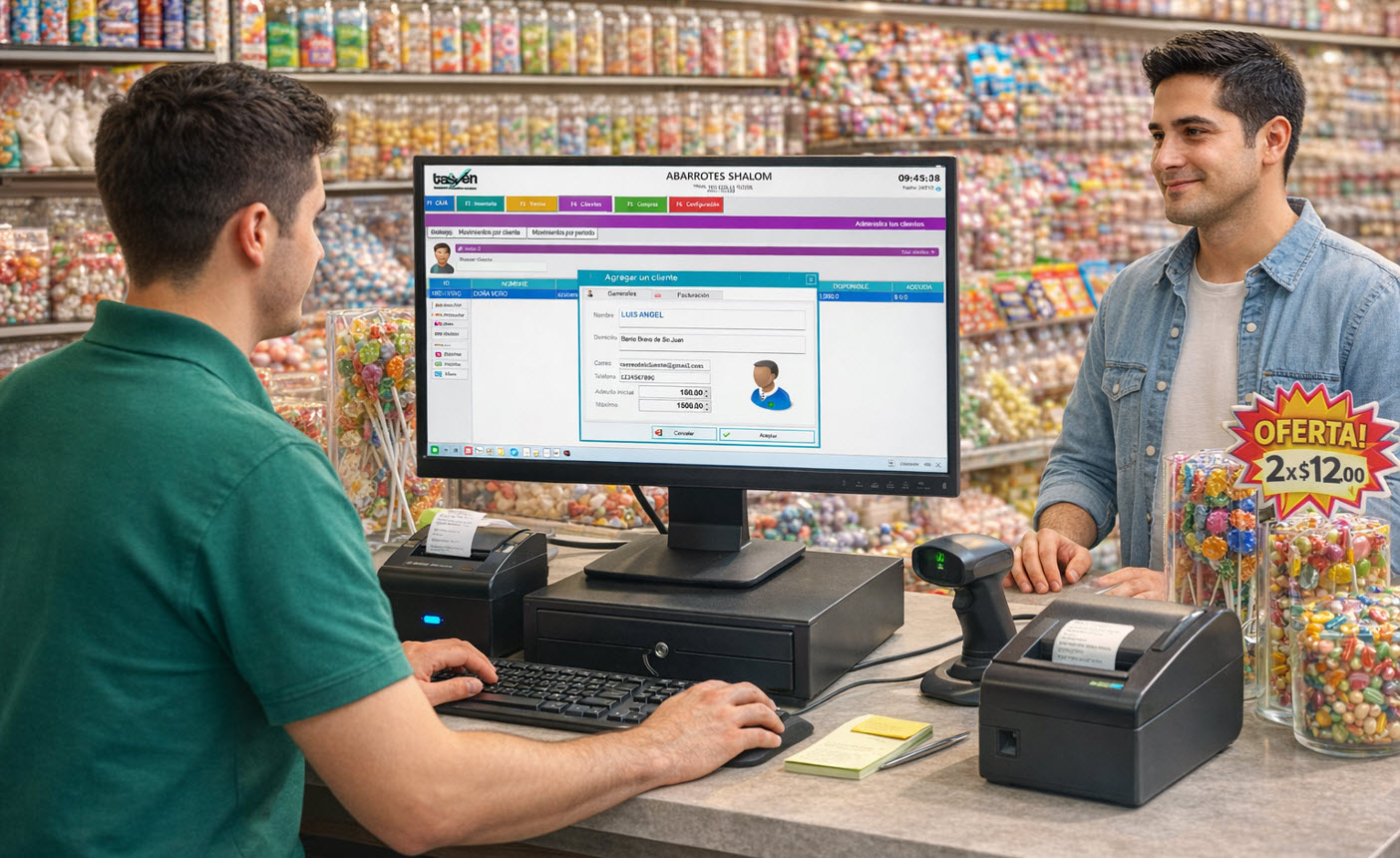 Software punto de venta para dulcer�as y tiendas de dulces