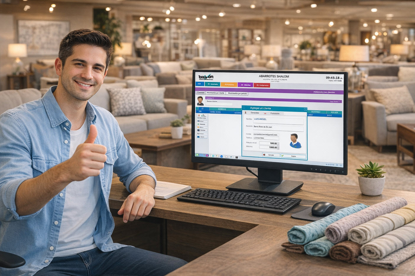 Software de punto de venta para muebler�as